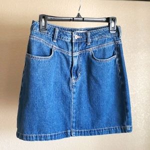 Hollister high waisted denim skirt